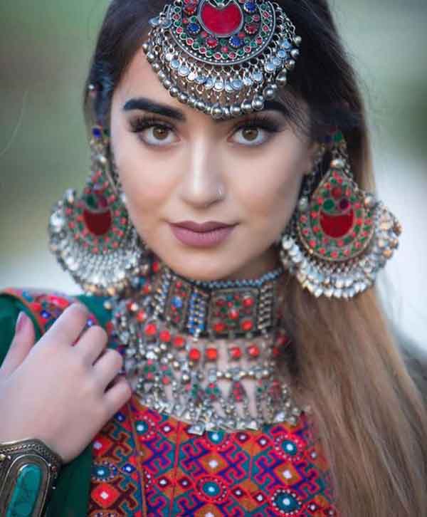 مدل آرایش عروس افغانی و عکس عروس افغانی در ایران و افغانستان