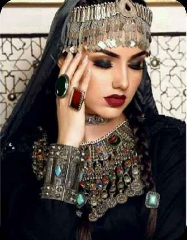 مدل آرایش عروس افغانی و عکس عروس افغانی در ایران و افغانستان