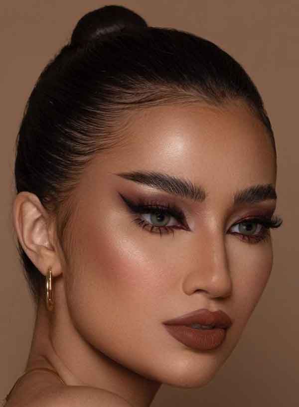 مدل آرایش چشم جدید و لایت دخترانه و زنانه ساده و شیک