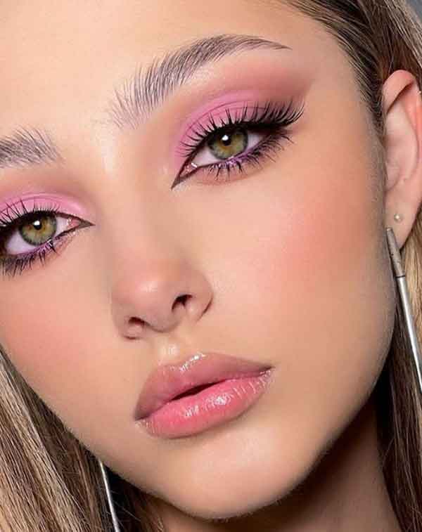 مدل آرایش چشم جدید و لایت دخترانه و زنانه ساده و شیک