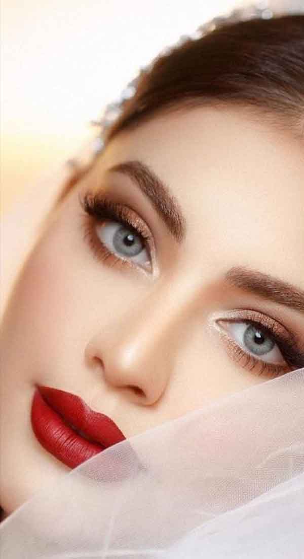 مدل آرایش چشم لایت اروپایی و گوشه تیره جدید دخترانه و زنانه