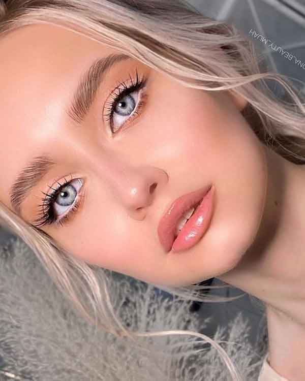 مدل آرایش چشم لایت اروپایی و گوشه تیره جدید دخترانه و زنانه