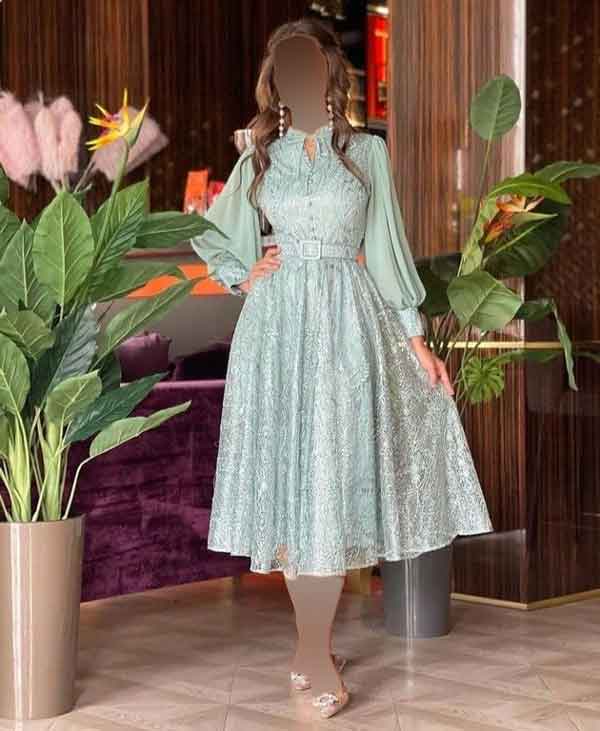 مدل لباس مجلسی کوتاه ساده و شیک 2023