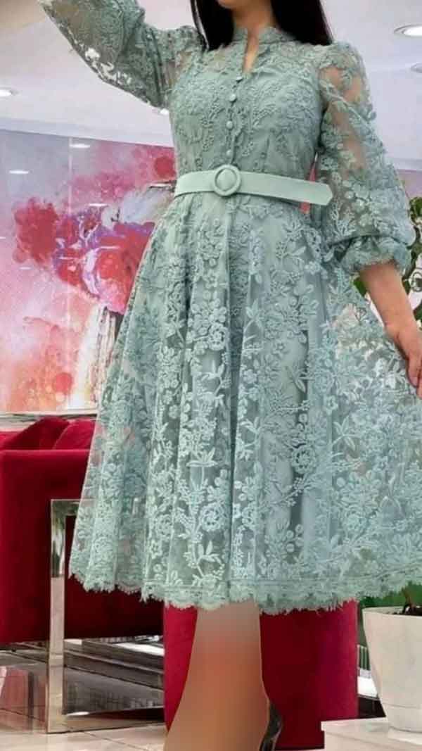 مدل لباس مجلسی کوتاه ساده و شیک 2023