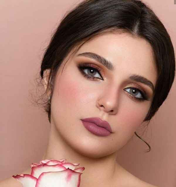 مدل آرایش زنانه و دخترانه و ملایم مجلسی برای عروس و تالار