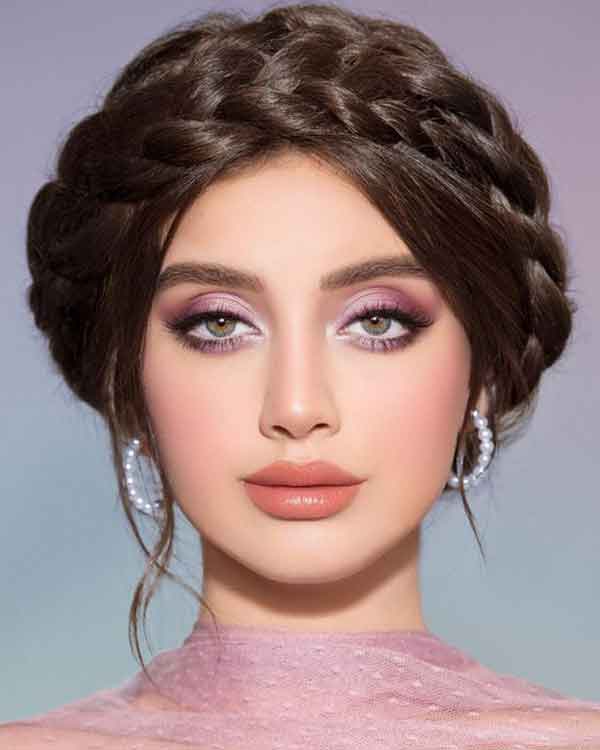 مدل آرایش زنانه و دخترانه و ملایم مجلسی برای عروس و تالار