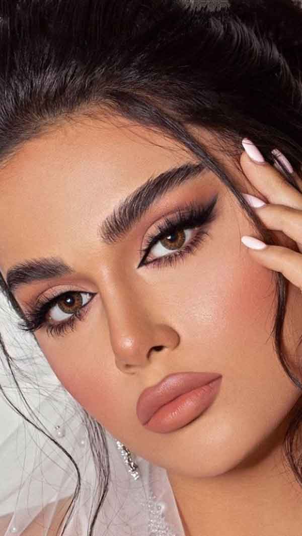 مدل آرایش زنانه و دخترانه و ملایم مجلسی برای عروس و تالار