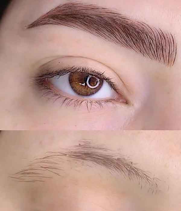 مدل ابرو برای صورت گرد و جدید 1402و شیک 