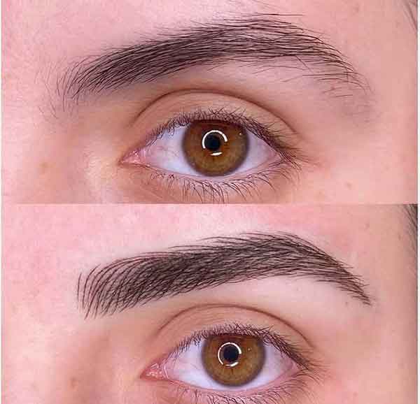 مدل ابرو برای صورت گرد و جدید 1402و شیک 