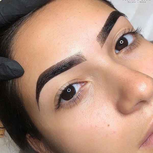مدل ابرو برای صورت گرد و جدید 1402و شیک 
