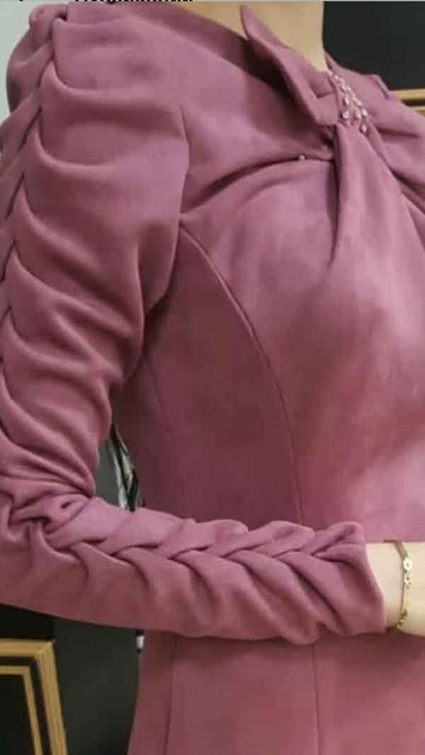 مدل آستین چین دار جدید و انواع مدل آستین فانتزی و پاکتی
