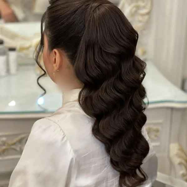 مدل مو مجلسی دخترانه جدید دلبرونه 2023