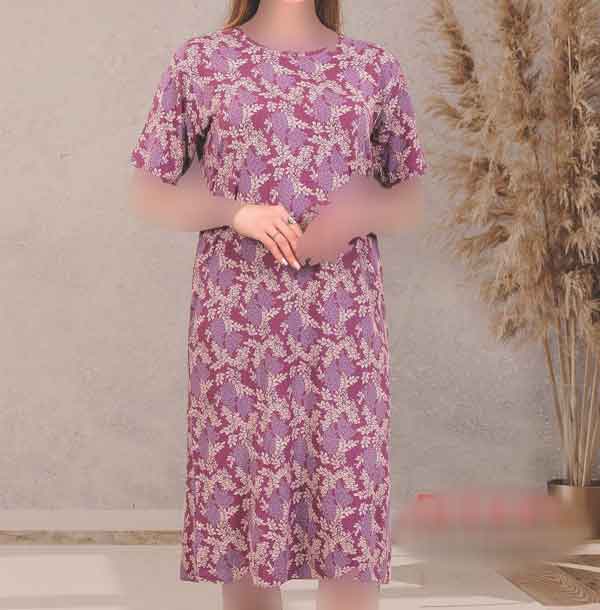 مدل پیراهن زنانه خانگی کوتاه و بلند (تریکو)