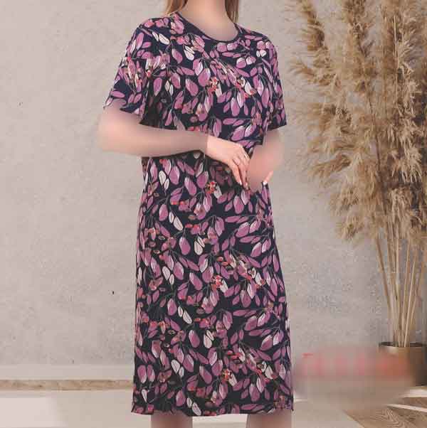 مدل پیراهن زنانه خانگی کوتاه و بلند (تریکو)