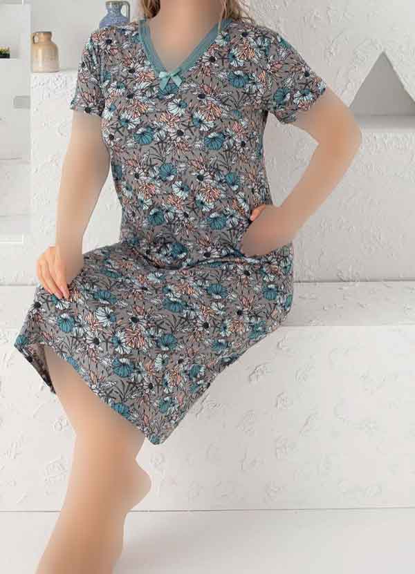 مدل پیراهن زنانه خانگی کوتاه و بلند (تریکو)