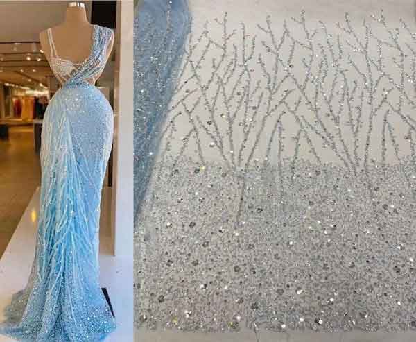 مدل لباس گیپور بلند ژورنالی پرکار لاکچری پسند