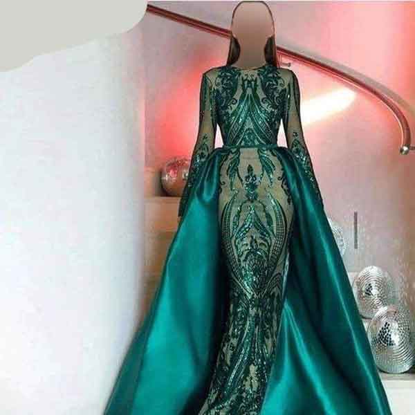 مدل لباس گیپور بلند ژورنالی پرکار لاکچری پسند