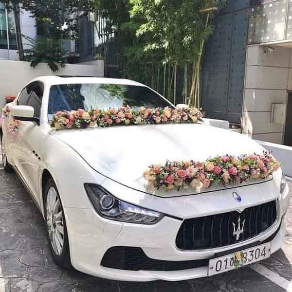 مدل ماشین عروس ساده و شیک