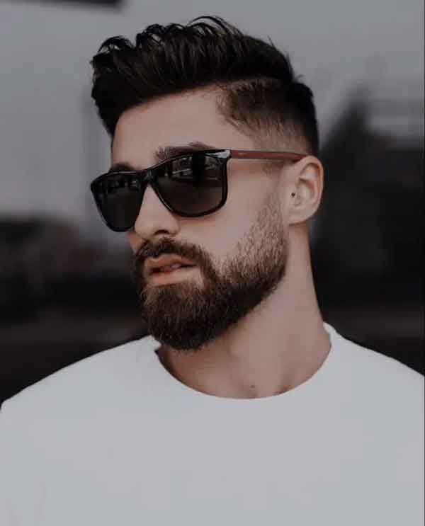 مدل مو بوکسوری کوتاه با ریش برای انواع فرم صورت