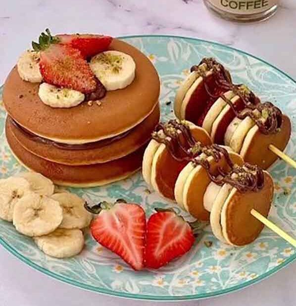 طرز تهیه پنکیک غلظت مایع پنکیک مدت زمان نگهداری مایع پنکیک پنکیک فوری چگونه پنکیک را سرخ کنیم طرز تهیه پنکیک پفکی نی نی سایت چرا پنکیک پف نمیکنه فیلم آموزش پنکیک ساده