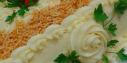 تزیین سالاد الویه جدید برای مدرسه جهت ایده گرفتن برای خانم ها