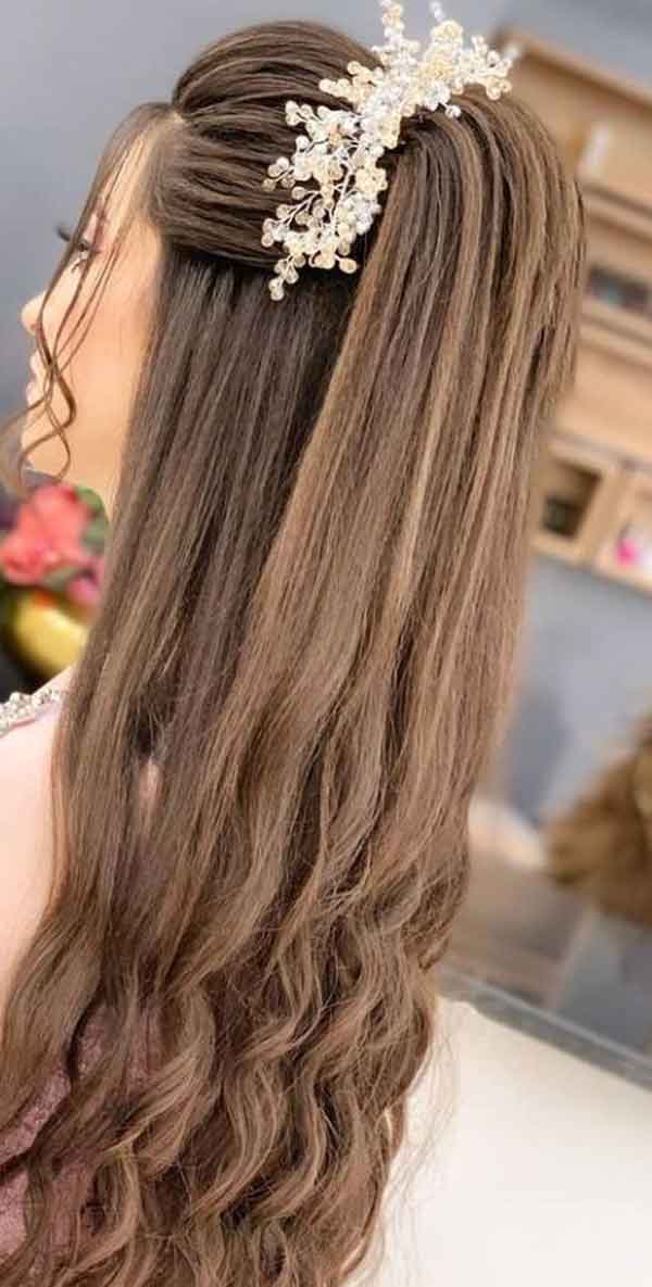 عکس مدل مو دخترانه ساده اما زیبا و جدید (برای عروسی)