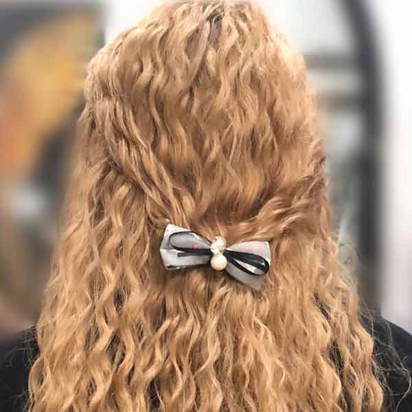 عکس مدل مو دخترانه ساده اما زیبا و جدید (برای عروسی)