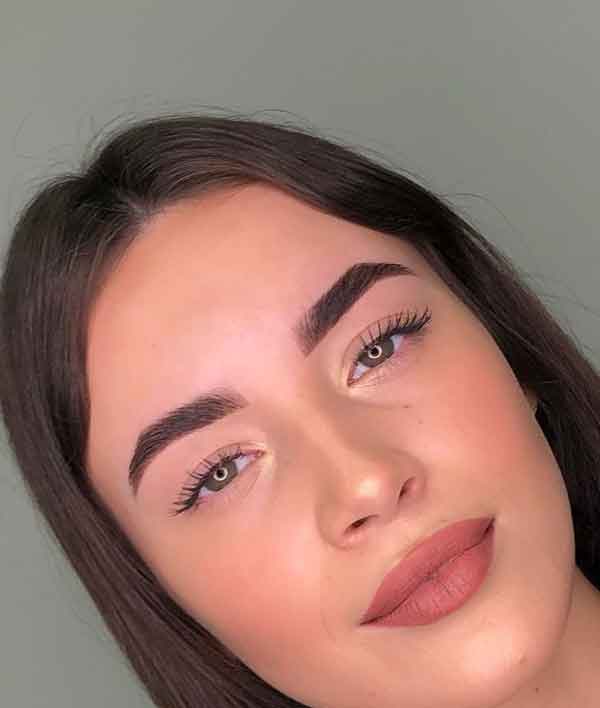 مدل ابرو دخترانه اسپرت قشنگ و جدید (طرح های صاف)