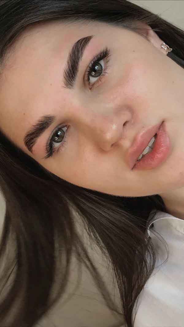 مدل ابرو دخترانه اسپرت قشنگ و جدید (طرح های صاف)