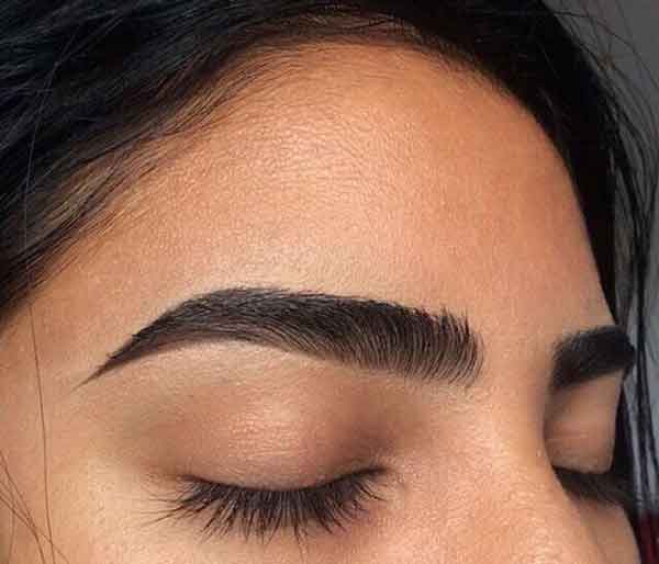 مدل ابرو میکرو برای صورت های گرد و کشیده (میکروبلیدینگ فیبروز)