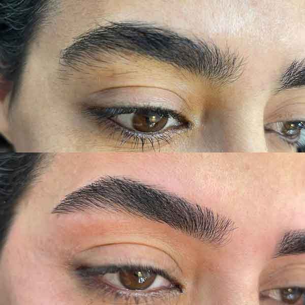 مدل ابرو پهن 1402 برای جوانتر نشان دادن چهره (مناسب فرم صورت)