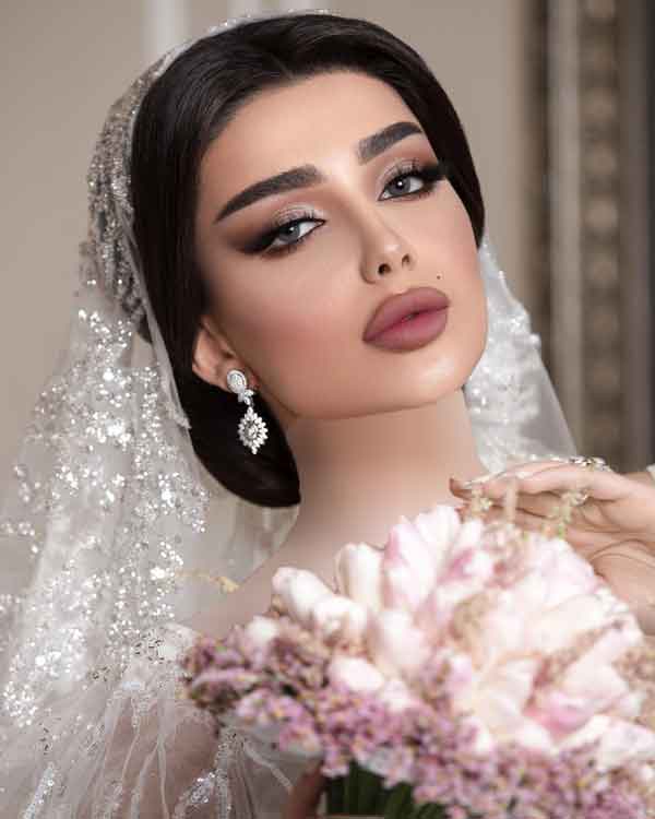 مدل آرایش عروس عربی غلیظ خلیجی پرطرفدار (زیبا و جدید)