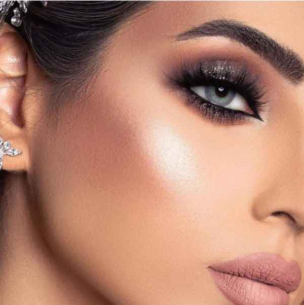 مدل آرایش چشم جدید به همراه ابرو های نچرال (مجلسی)