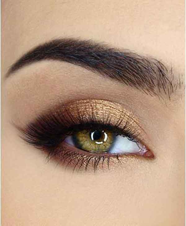 مدل آرایش چشم جدید به همراه ابرو های نچرال (مجلسی)
