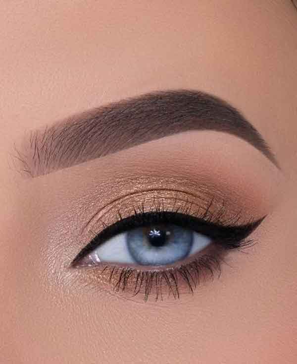 مدل آرایش چشم جدید به همراه ابرو های نچرال (مجلسی)