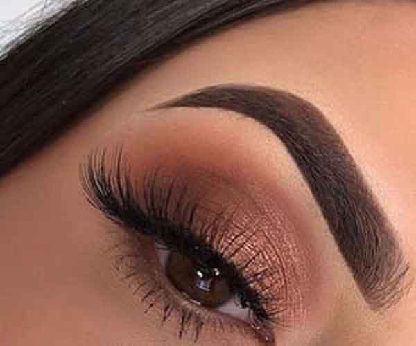 مدل آرایش چشم جدید به همراه ابرو های نچرال (مجلسی)