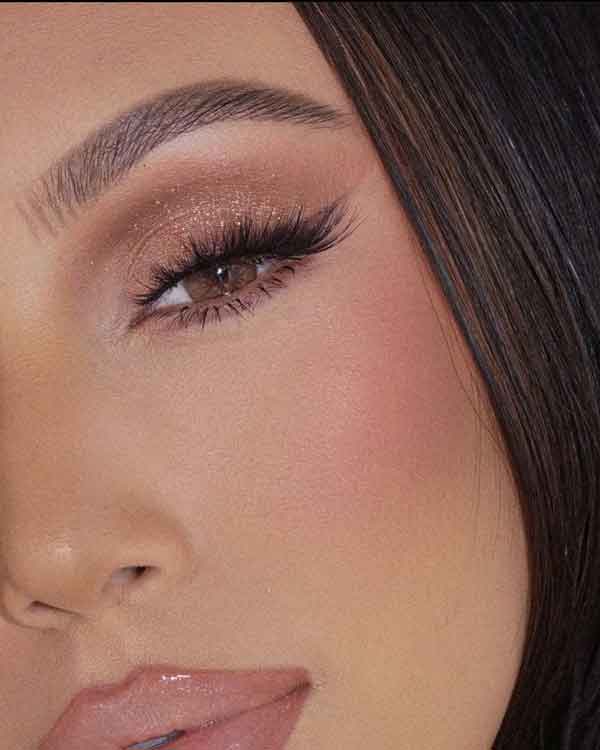 مدل آرایش چشم جدید به همراه ابرو های نچرال (مجلسی)