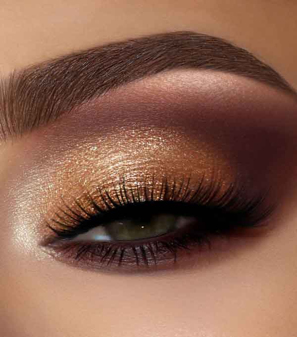 مدل آرایش چشم جدید به همراه ابرو های نچرال (مجلسی)