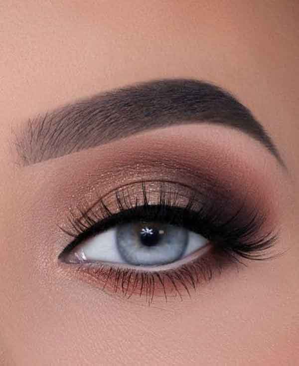 مدل آرایش چشم جدید به همراه ابرو های نچرال (مجلسی)