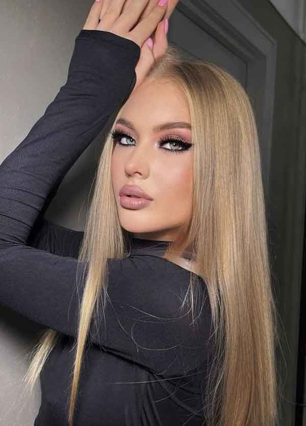 مدل آرایش لایت جدید اروپایی خفن (همراه میکاپ چشم عروسکی)