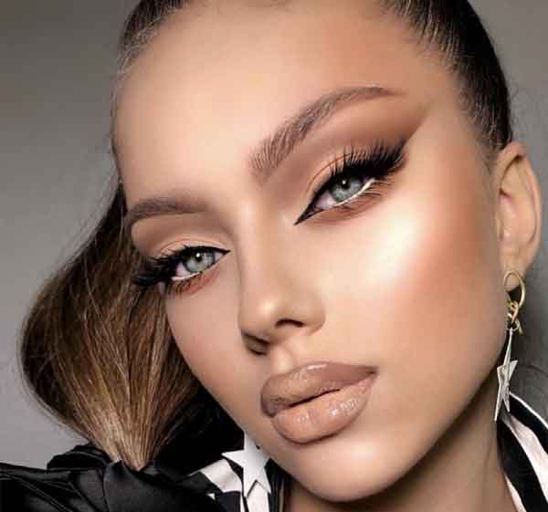 مدل آرایش لایت جدید اروپایی خفن (همراه میکاپ چشم عروسکی)