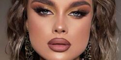 مدل آرایش ملایم صورت مجلسی بسیار زیبا (ساده اما شیک)