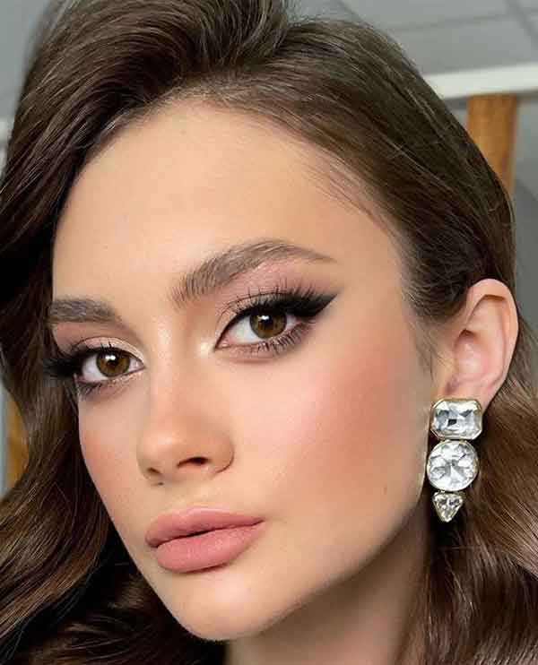 مدل آرایش ساده ملایم مجلسی ویژه مهمانی (لایت)