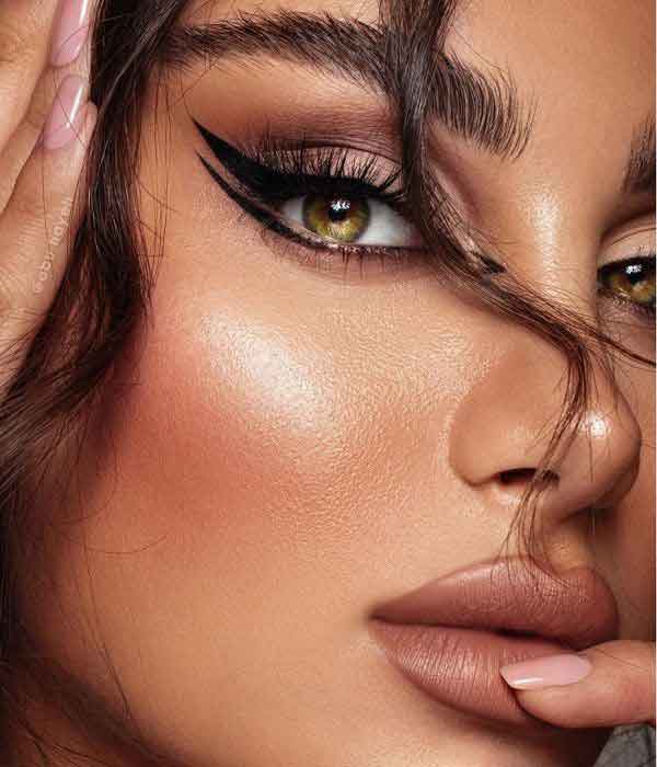 مدل آرایش زنانه جدید لایت و غلیظ برای عروسی (شاین دار)