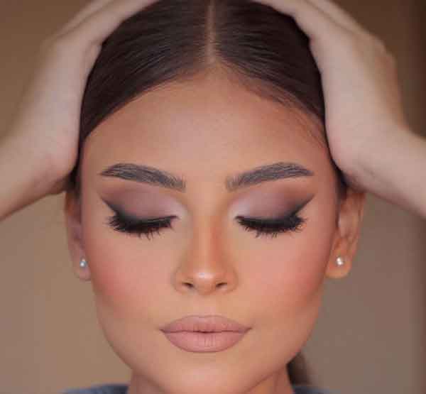 مدل آرایش زنانه جدید لایت و غلیظ برای عروسی (شاین دار)