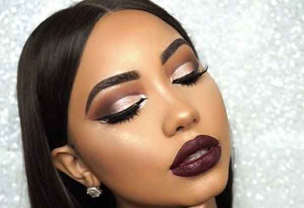 مدل آرایش زنانه جدید لایت و غلیظ برای عروسی (شاین دار)
