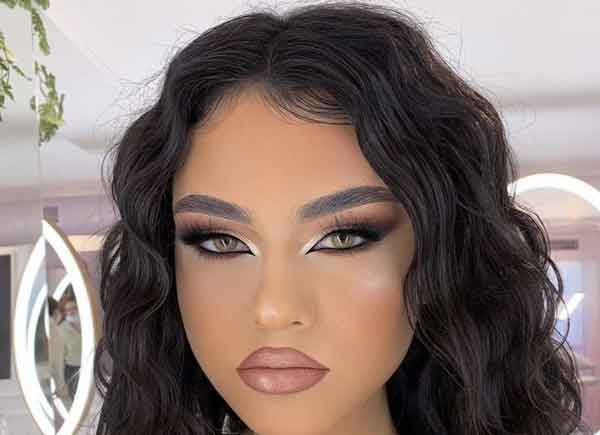 مدل آرایش زنانه جدید لایت و غلیظ برای عروسی (شاین دار)