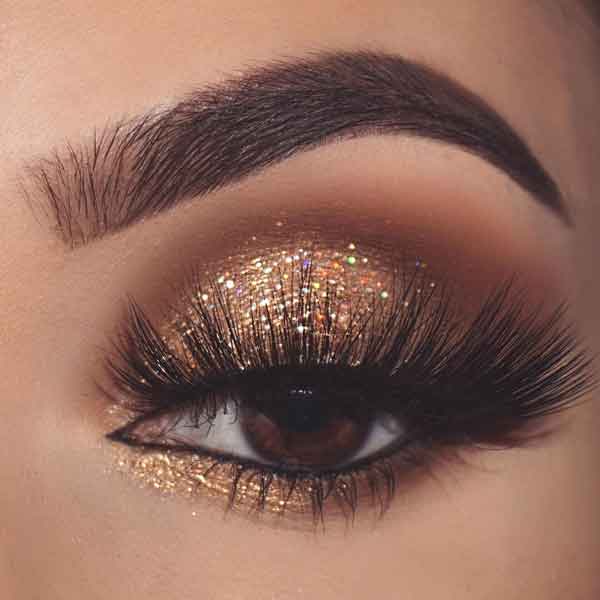 مدل آرایش زنانه مجلسی ساده و شیک برای عروسی (مژه مصنوعی و کاشت)