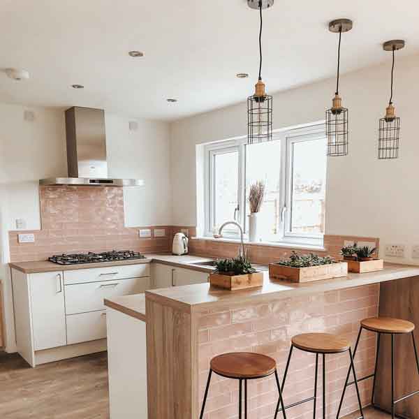 مدل آشپزخانه جدید و شیک با رنگبندی متنوع کابینت های زیبا