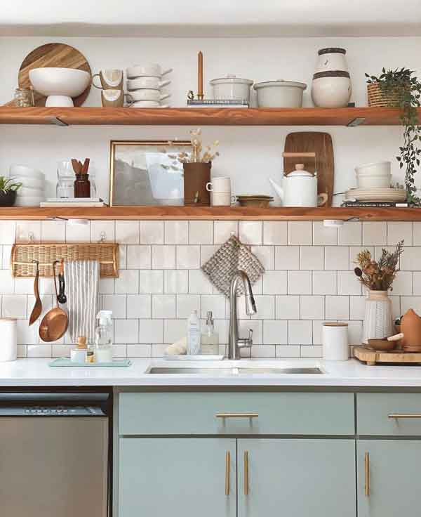 مدل آشپزخانه جدید و شیک با رنگبندی متنوع کابینت های زیبا